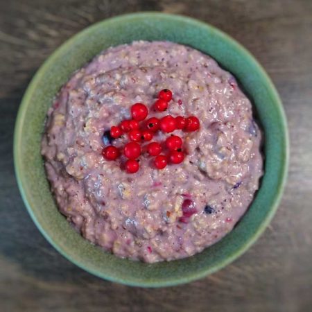 veganes protein porridge